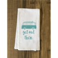 thumbnail image 1 of One Bella Casa 75098TW Get Out there Tea Towel - Blue, 1 of 1