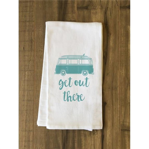 One Bella Casa 75098TW Get Out there Tea Towel - Blue