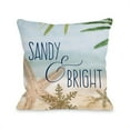 thumbnail image 1 of One Bella Casa 87307PL18 18 x 18 in. Sandy & Bright Pillow, 1 of 1