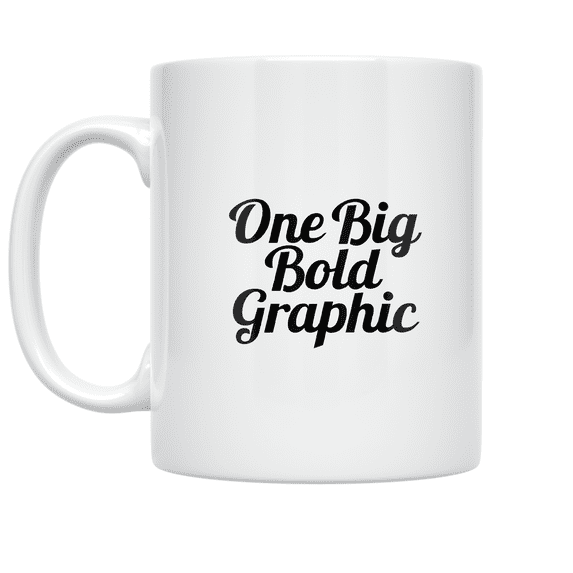 One Big Bold Graphic - Design Enthusiast - 11 oz Ceramic Coffee Mug