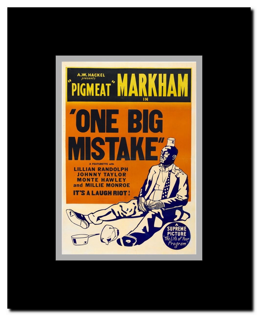 One Big Mistake Framed Movie Poster
