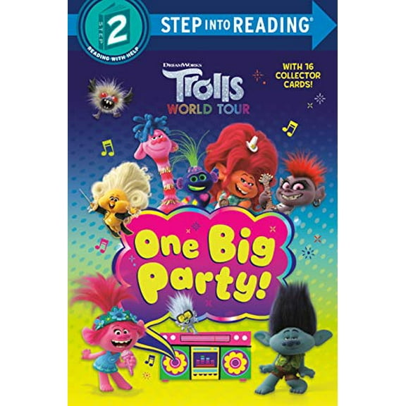 Pre-Owned One Big Party! (DreamWorks Trolls World Tour) (Step into Reading), 9780593122440, 0593122445, Paperback, Illustrated edition