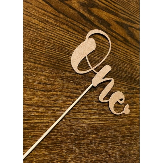 One Birthday Cake Topper
