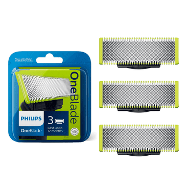 One Blade Blade, Replacement Blade for OneBlade Electric Shaver and Trimmer, ,Compatible with QP230/50, 3 Pack