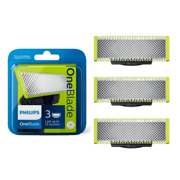 One Blade Blade, Replacement Blade for OneBlade Electric Shaver and Trimmer, ,Compatible with QP230/50, 3 Pack