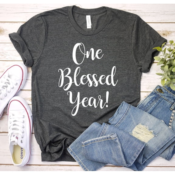 One Blessed Year T-Shirt- Blessed - Blessed Shirt - Thanksgiving T Shirt - Fall T Shirt - Women'S Thanksgiving T Shirt - Family Shirt