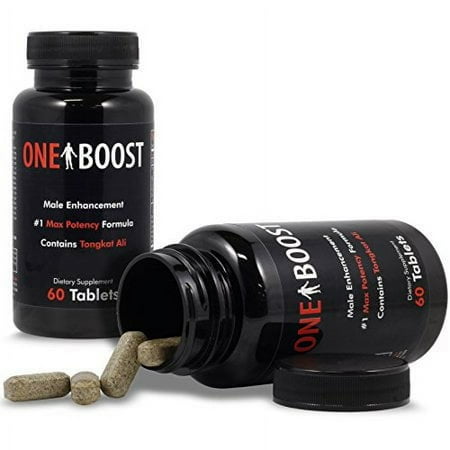 One Boost Testosterone Booster + Test Boost, Energy Boost, Overall Well Being - Men & Women, 2 Bottles