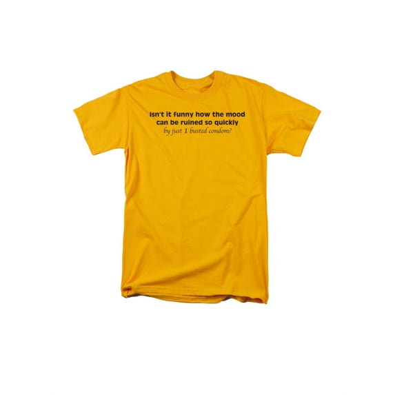One Busted Condom Officially Licensed Adult T Shirt