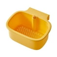 thumbnail image 1 of One-Button Sink Corner Rack: Quick-Drain Self-Cleaning Food Waste Strainer, 1 of 9