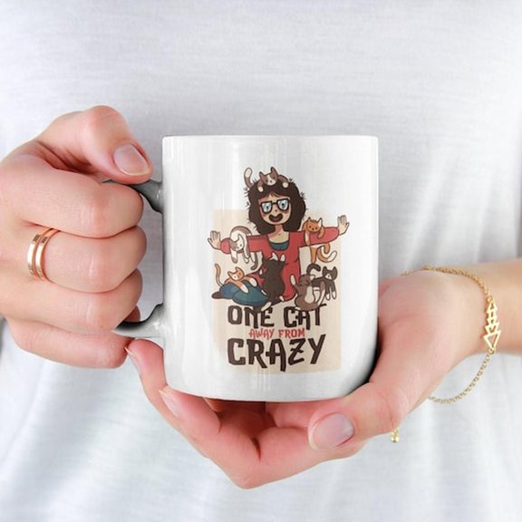 One C1At Away From Crazy C1At Lady Mug. C1At Lover Gift