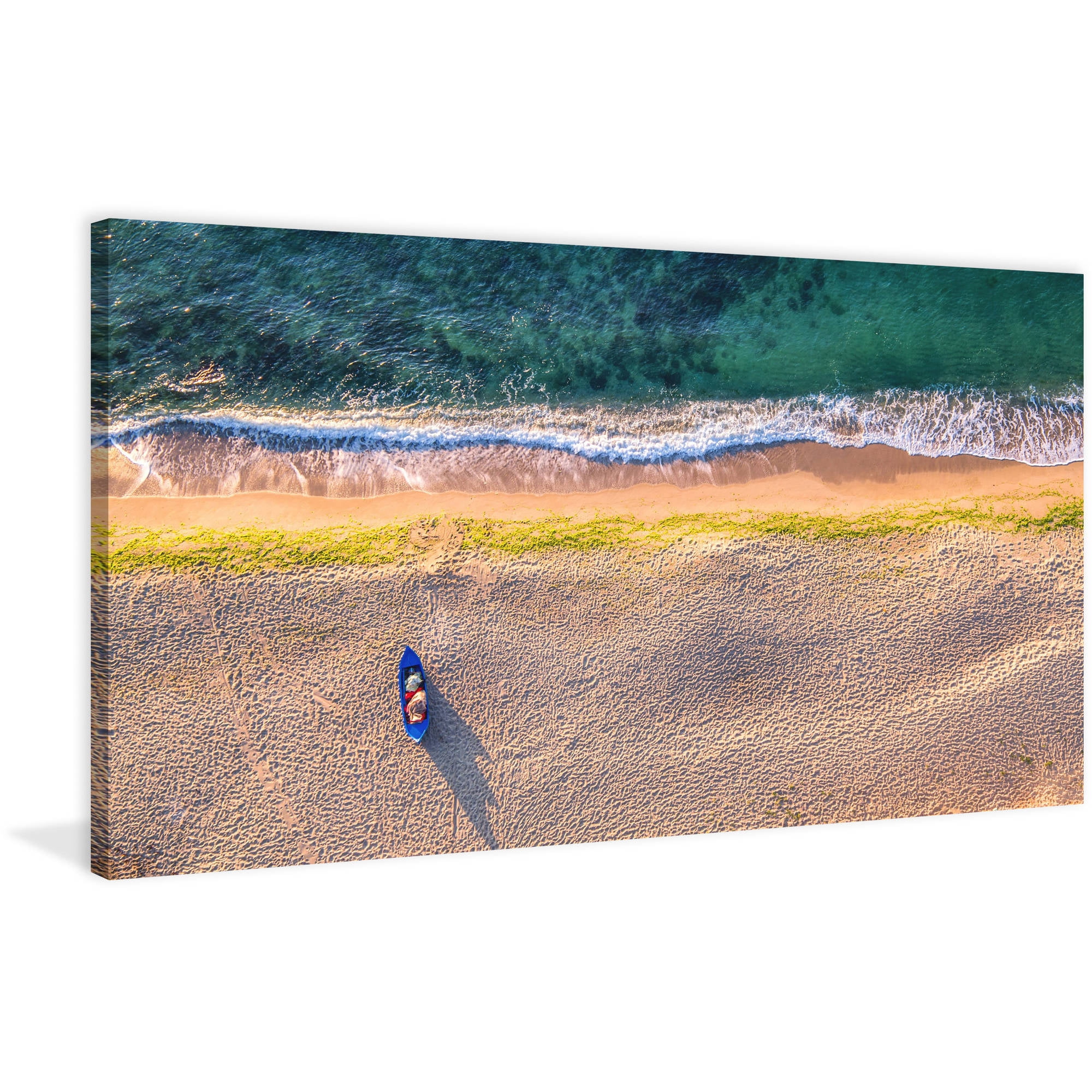 "One Canoe" Painting Print on Wrapped Canvas