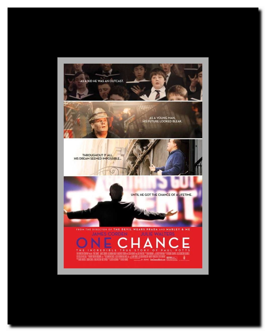 One Chance Framed Movie Poster