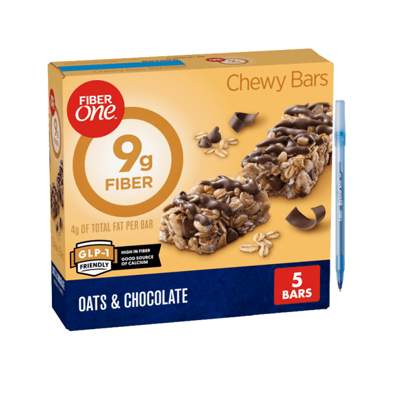 One Chewy Bars Oats & Chocolate, 9g , 5 Bars, 7 oz