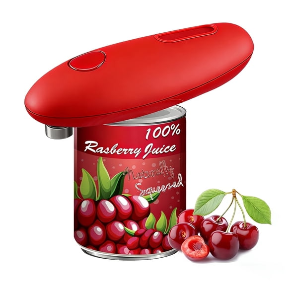 One-Click Electric Can Opener, Automatically Shuts Off, Smooth Edges, Suitable for Elderly, Arthritis Patients, and Those with Weak Strength, Ideal for Camping Kitchens, Great Gift
