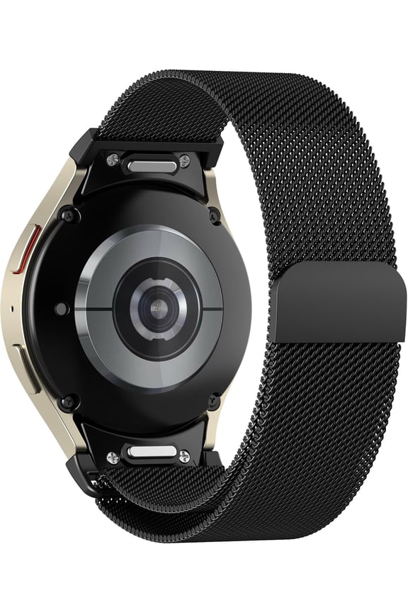 One Click No Gap Metal Band for Samsung Galaxy Watch 7 6 band 40mm 44mm Women Men,Galaxy Watch 6 Classic Band 47/43mm, Stainless Steel Magnetic strap for Galaxy Watch 5 4 band/5Pro/Watch 4 Classic