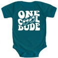 thumbnail image 1 of One Cool Dude Retro Boys First Birthday Shirt & Bodysuit for Boys Oceanside Bodysuit 24 Months, 1 of 2