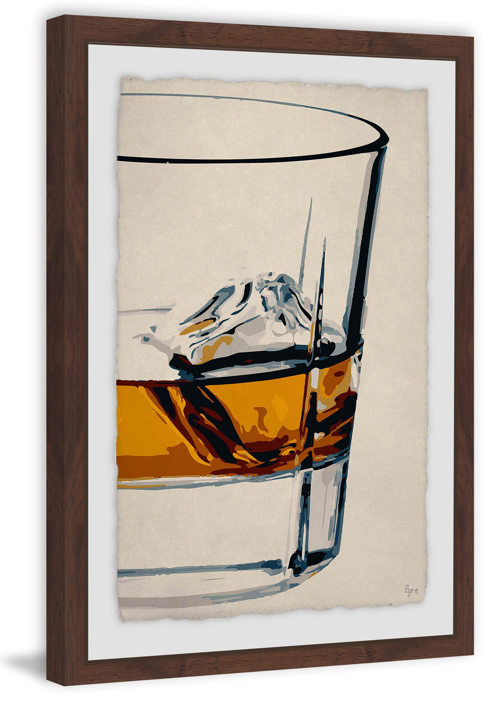 One Cube II Framed Painting Print