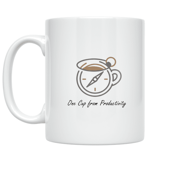 One Cup from Productivity - Coffee Enthusiast - 11 oz Ceramic Coffee Mug