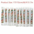 thumbnail image 1 of One Curtain Fresh Embroidered Kitchen Short Curtain for & Cabinet Doors, 1 of 4