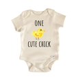 thumbnail image 1 of One Cute Chick Chicken Farm Animal Newborn Gift Baby Onesie®, 1 of 5