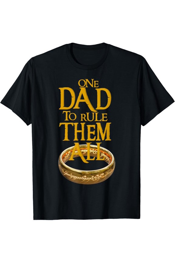One Dad To Rule Them All Nerd Dad Father'S Day Tee T-Shirt