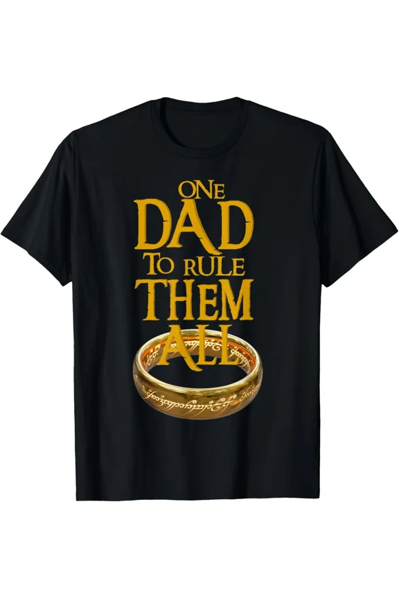 One Dad To Rule Them All Nerd Dad Father's Day Gift New H27001 T-Shirt, for Men and Women, Up to Size 5XL