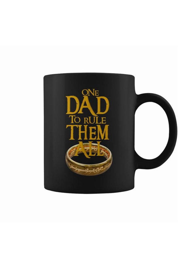 One Dad To Rule Them All Nerd Dad Fathers Day Coffee Mugs