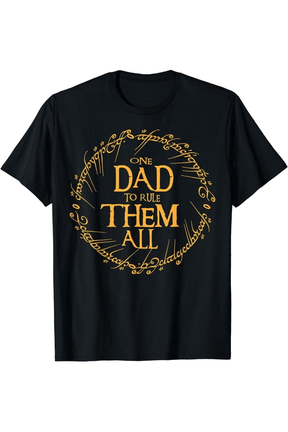 One Dad To Rule Them All, Vintage Father's Day Apparel T-Shirt