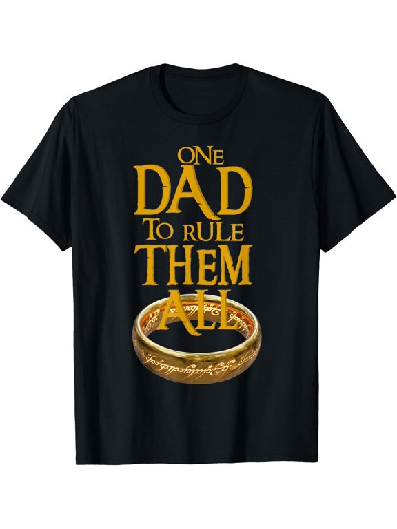 One Dad to Rule Them All Nerd Dad Father's Day Gift Tee T-Shirt