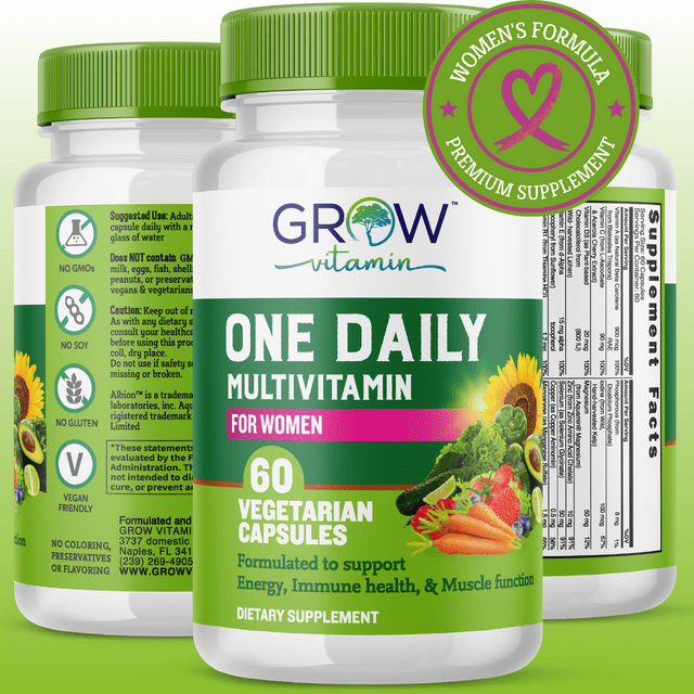 One Daily Multivitamin for Women with Vitamins & Minerals + Organic