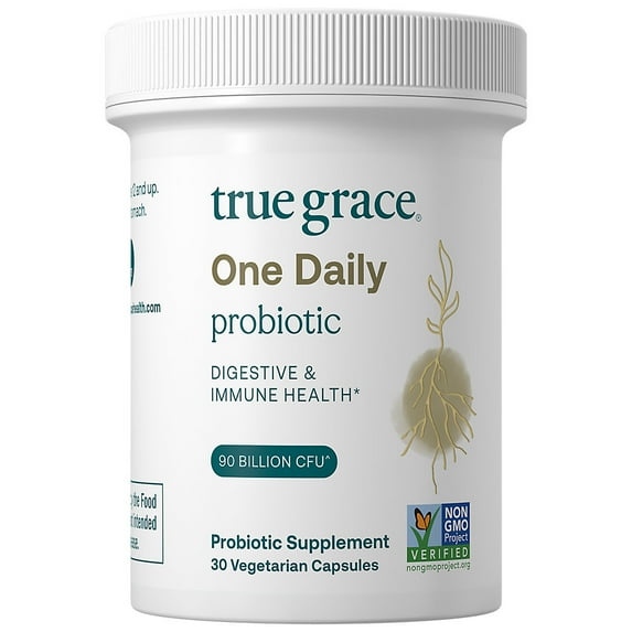 One Daily Probiotic for Digestive & Immune Healh - 90 Billion CFUs (30 Vegetarian Capsules)