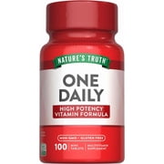 One Daily Womens and Mens Essential Multivitamin | 100 Mini Tablets | by Natures Truth