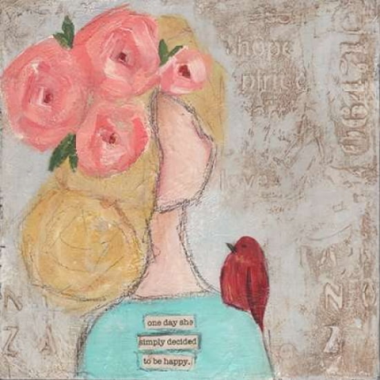 One Day She II Canvas Art - Cassandra Cushman (24 x 24)