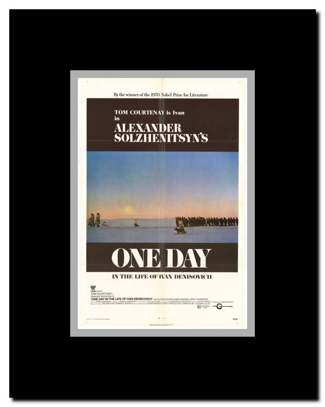 One Day in the Life of Ivan Denisovich Framed Movie Poster
