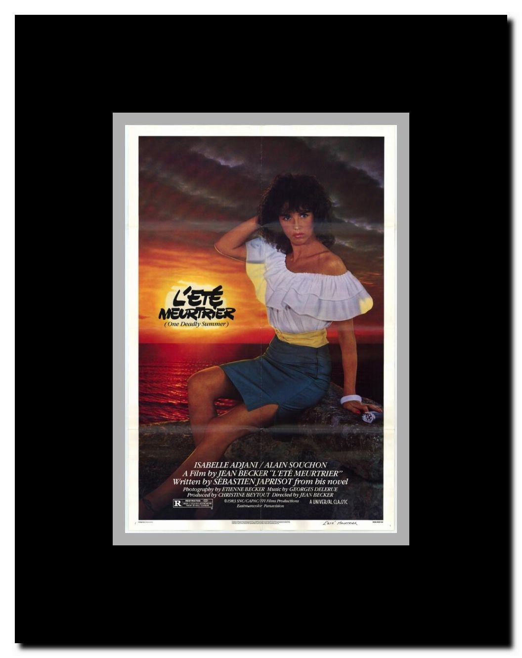 One Deadly Summer Framed Movie Poster