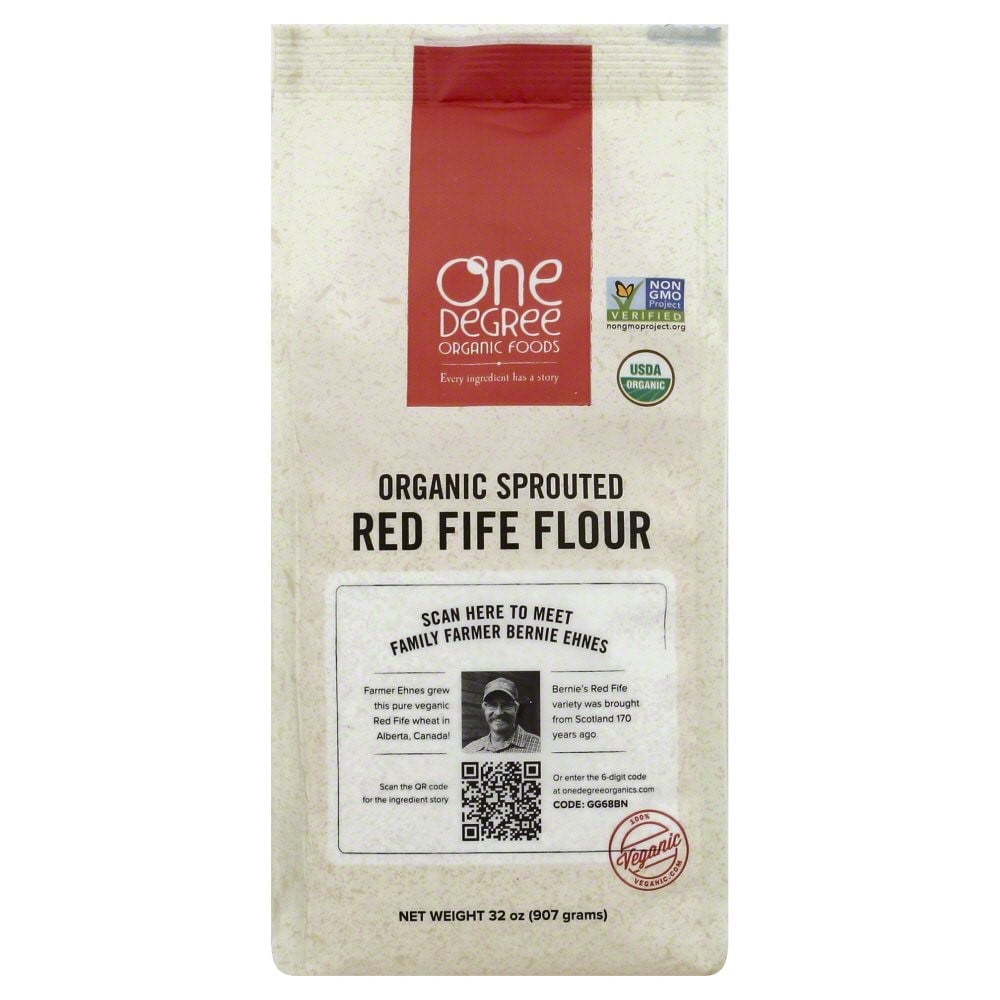 One Degree Organic Sprouted Red Fife Flour, 32 Oz