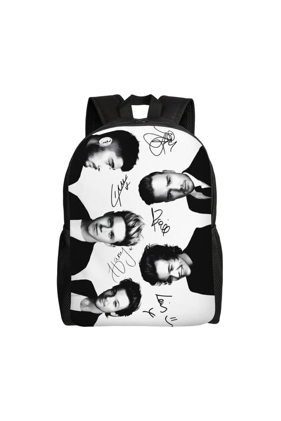 One Dire-ction 1D Backpacks For Men Women Book Bag Travel Hiking Camping Work