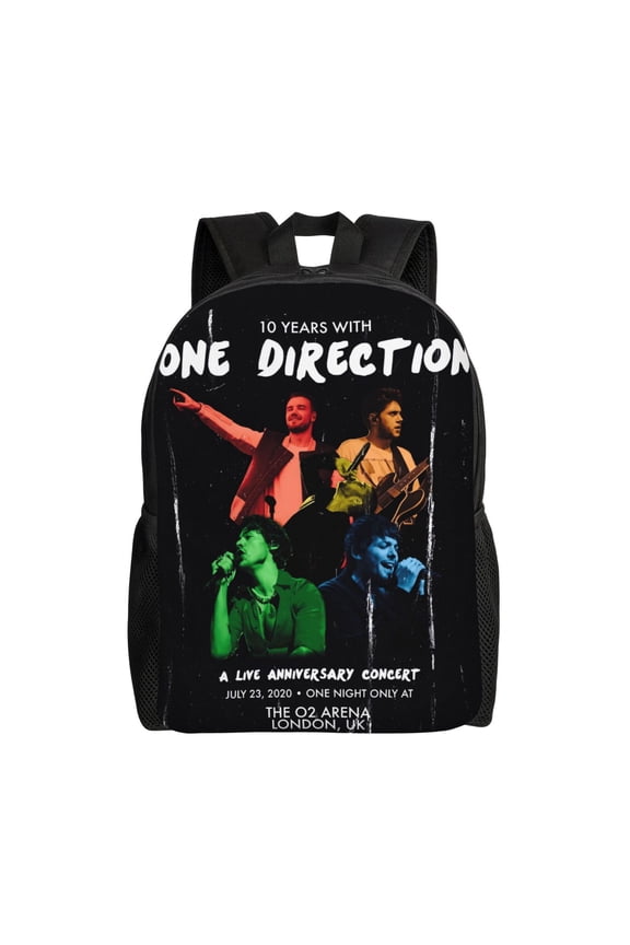 One Dire-ction 1D Backpacks For Men Women Book Bag Travel Hiking Camping Work