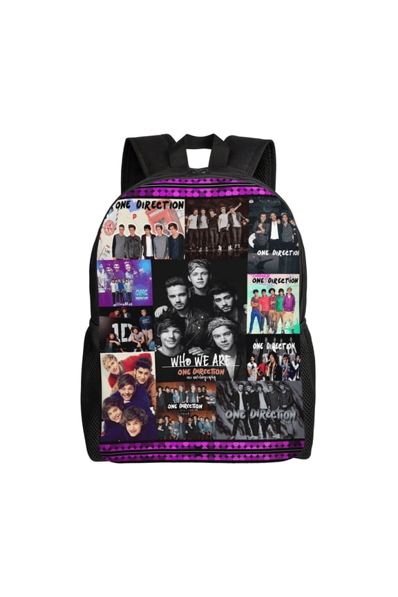 One Dire-ction 1D Backpacks For Men Women Book Bag Travel Hiking Camping Work