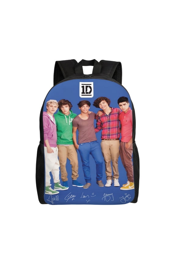 One Dire-ction 1D Backpacks For Men Women Book Bag Travel Hiking Camping Work