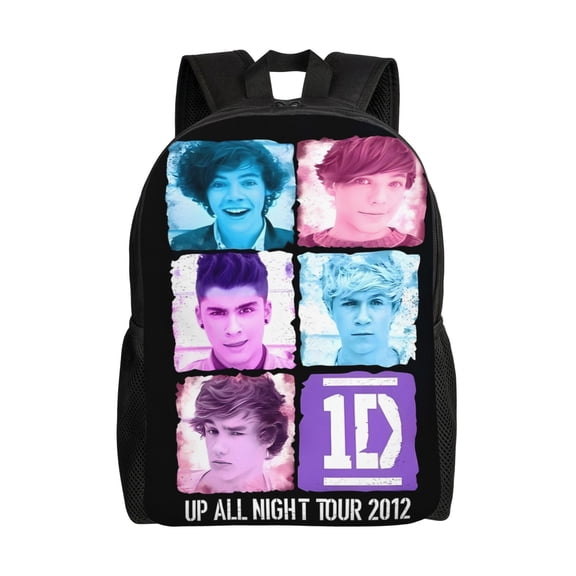 One Dire-ction 1D Backpacks For Men Women Book Bag Travel Hiking Camping Work