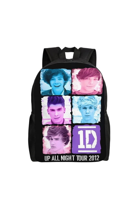 One Dire-ction 1D Backpacks For Men Women Book Bag Travel Hiking Camping Work