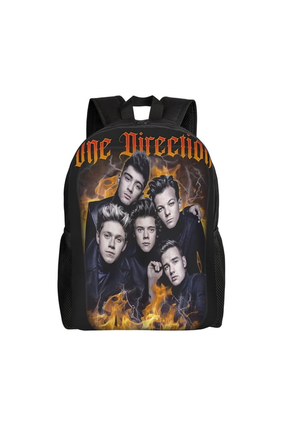 One Dire-ction 1D Backpacks For Men Women Book Bag Travel Hiking Camping Work