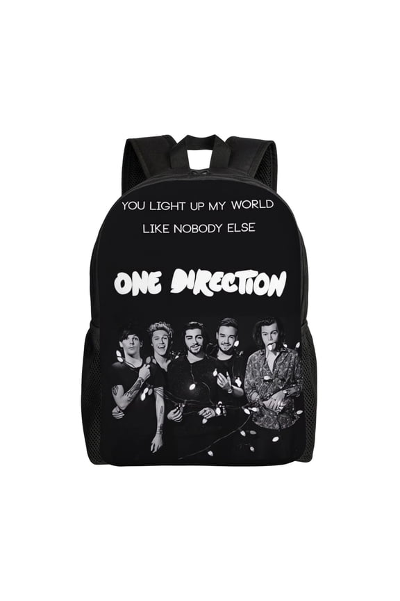 One Dire-ction 1D Backpacks For Men Women Book Bag Travel Hiking Camping Work