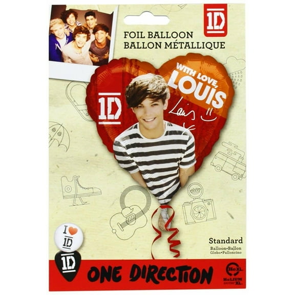 18 LOUIS TOMLINSON ONE Direction Balloon Party Supplies Decorations Foil Mylar Balloon