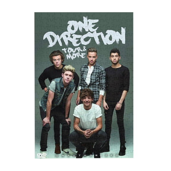 One Direction 300 Piece Puzzles,Wooden Jigsaw Puzzle,Home Decor Birthday Party Gift,Fun And Challenging Family Games