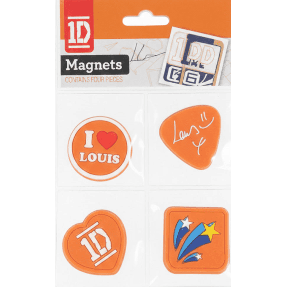 One Direction 4 Piece Magnet Set