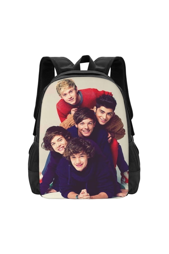 One Direction Backpack,3d Print Laptop Backpack Lightweight Casual Daypack Bookbag 16.5 In