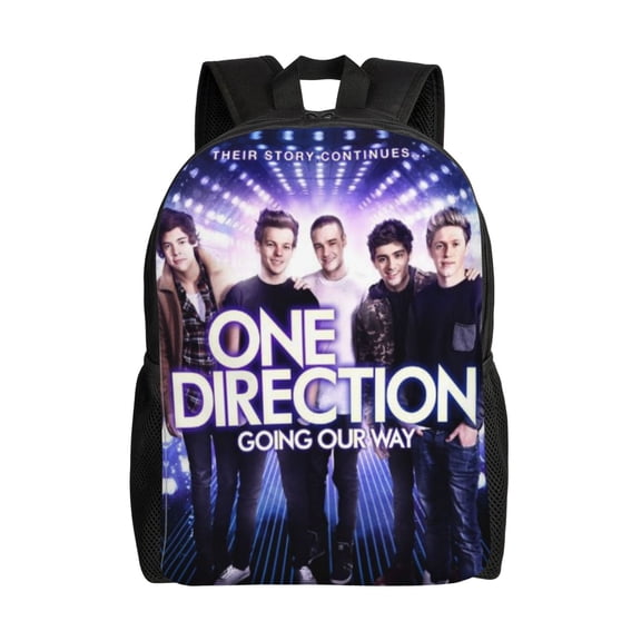 One Direction Backpack – Travel bag Hiking bag Camping Daypack Durable, Padded & Spacious School Bag for teen,adult 16.1 x 4.5 x 11.8 inch.