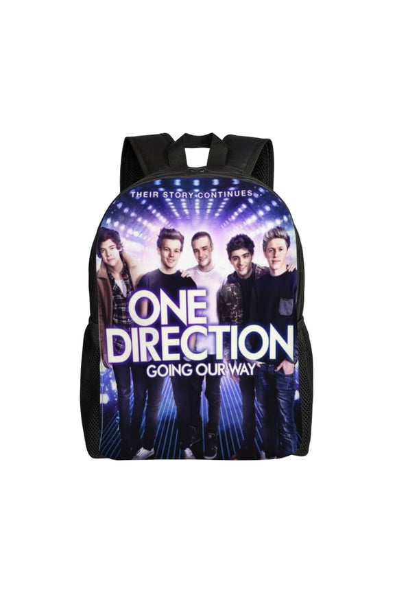 One Direction Backpack – Travel bag Hiking bag Camping Daypack Durable, Padded & Spacious School Bag for teen,adult 16.1 x 4.5 x 11.8 inch.